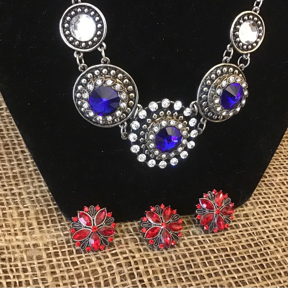 Snap on bead necklace.  7 pieces.